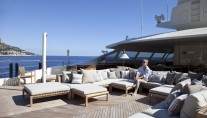 Azteca Yacht - Sun Deck Detail